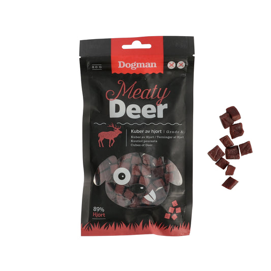 Dogman Hundgodis Meaty Kuber av Hjort