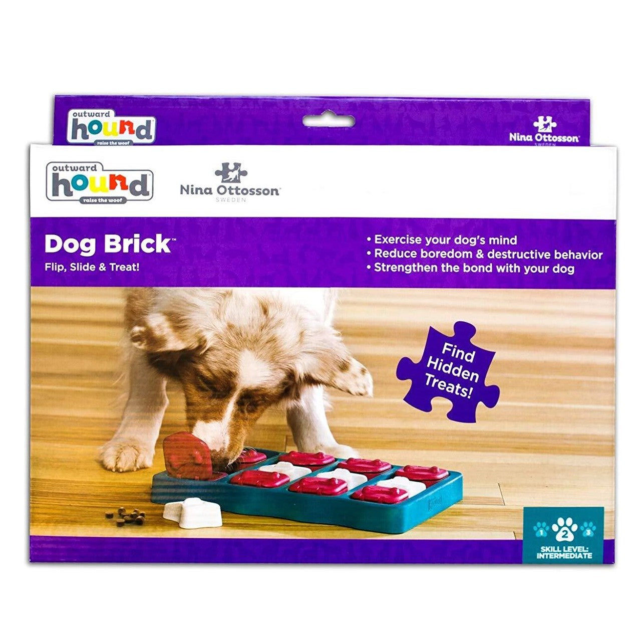 Nina Ottosson Aktiveringsleksak Brick 2 Turkos