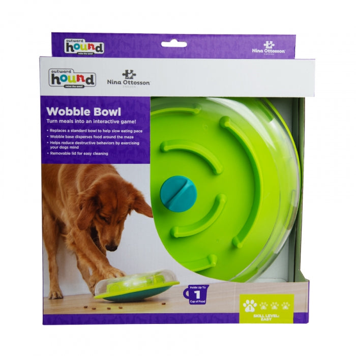 Nina Ottosson Aktiveringsleksak Wobble Bowl Grön