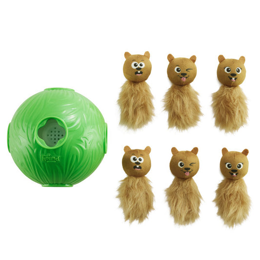 Nina Ottosson Aktiveringsleksak Dog Snuffle N' Treat Ball Grön