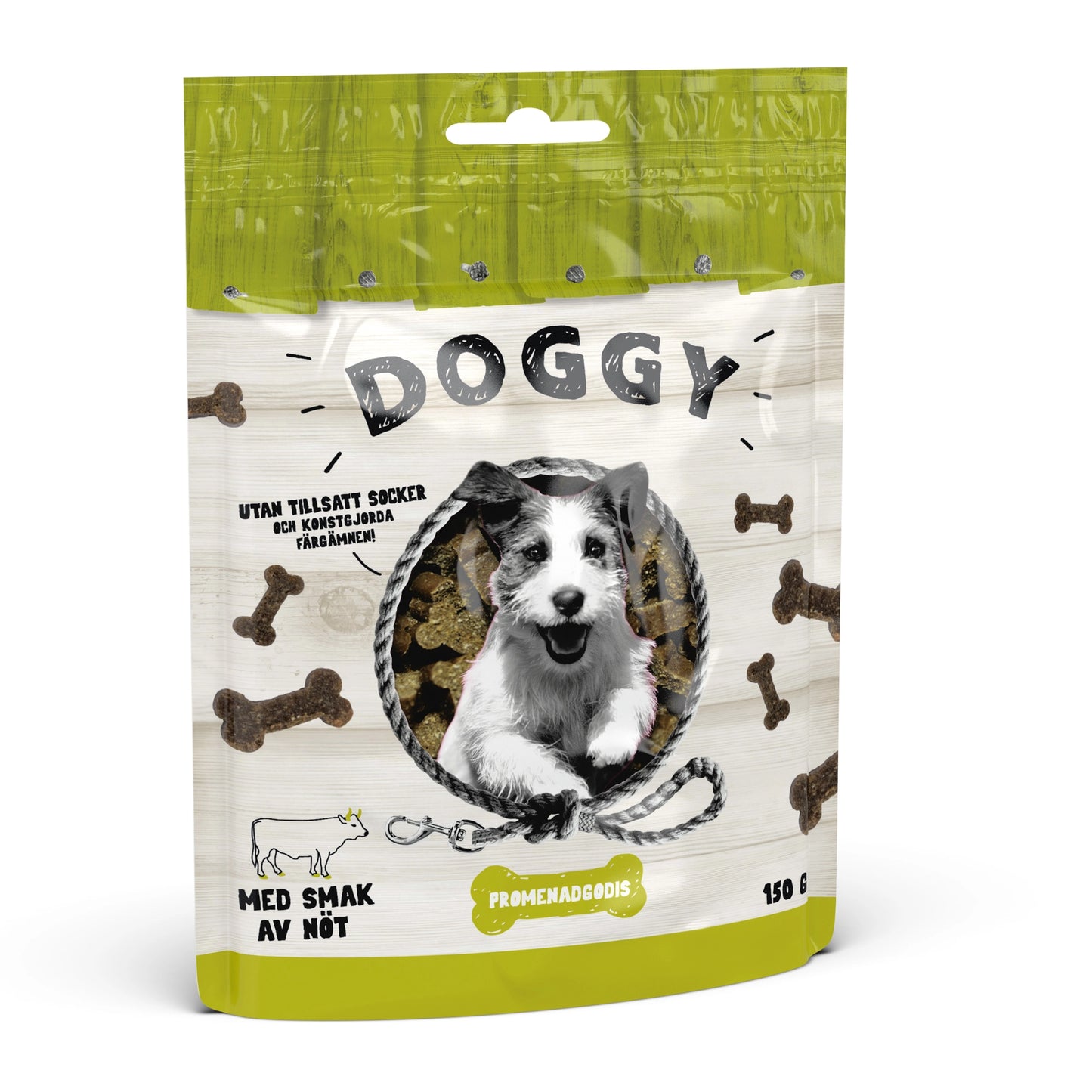 Doggy Hundgodis Hundgodis med Nöt 150g
