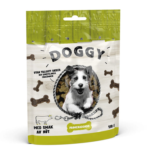 Doggy Hundgodis Hundgodis med Nöt 150g