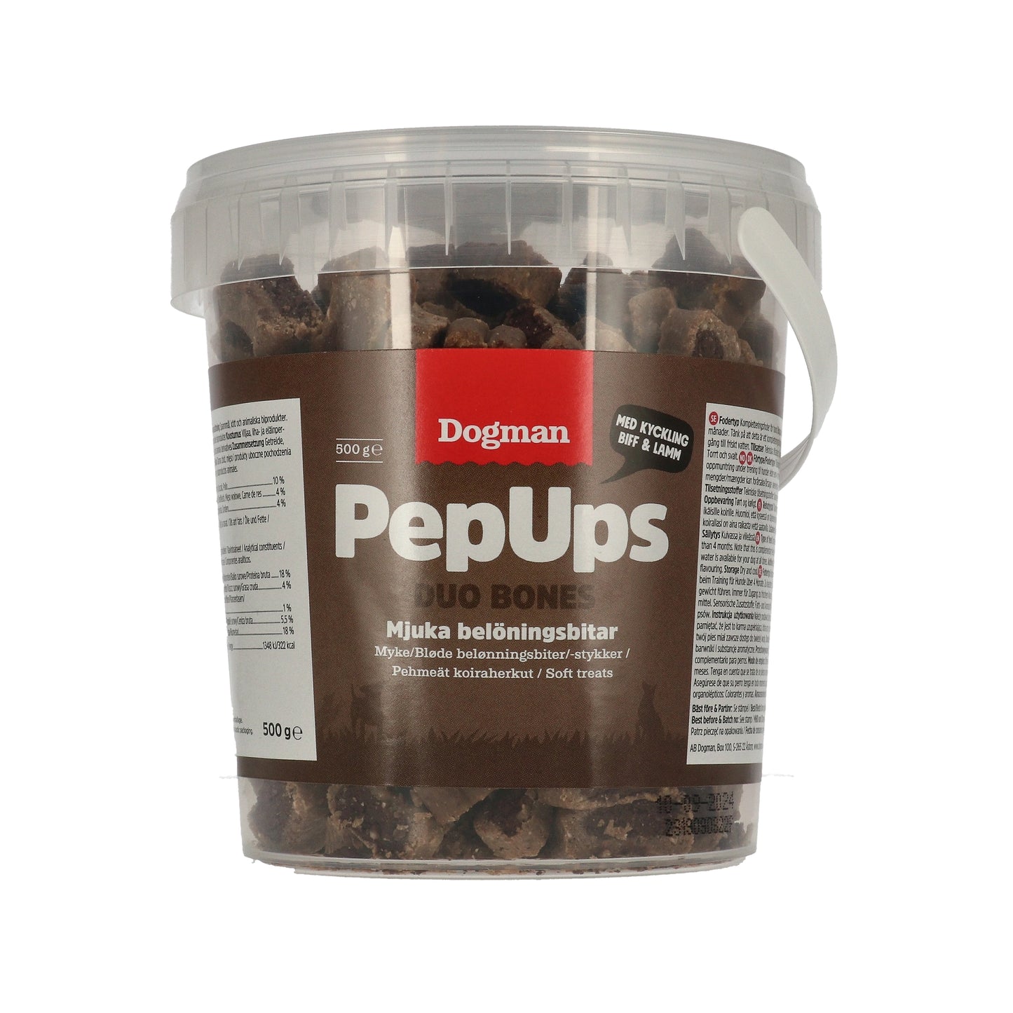 Dogman Hundgodis PepUps Duo Bones 3-smak