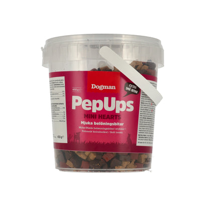 Dogman Hundgodis PepUps Mini Hearts