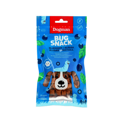 Dogman Hundgodis Bug Snack blueberry