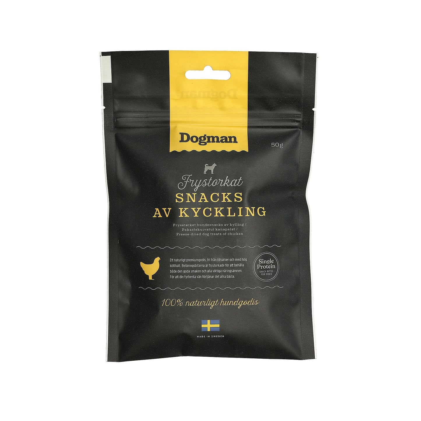 Dogman Hundgodis Frystorkat Snacks av Kyckling