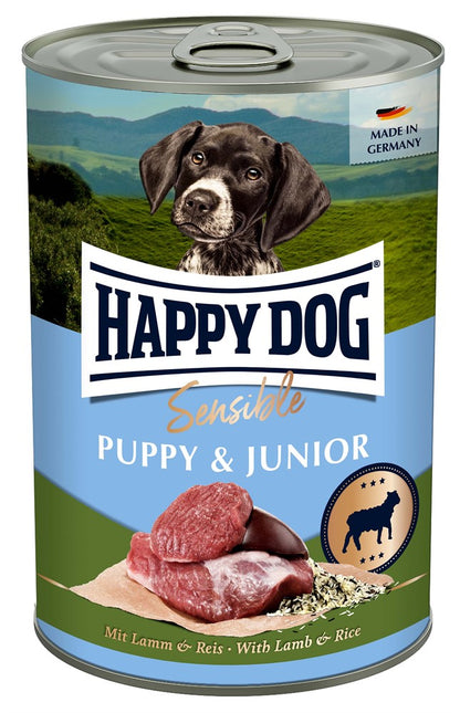 HappyDog Valp våtfoder lamm