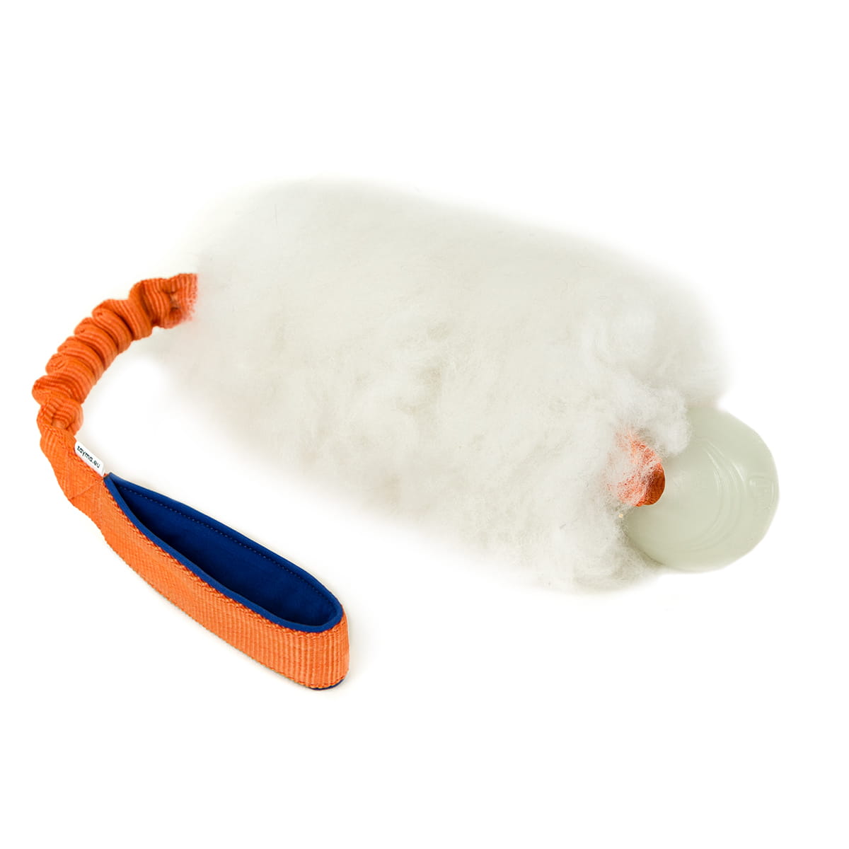 Zayma Craft Kampleksak Sheepskin bungee with Chuckit! Max Glow utan pip