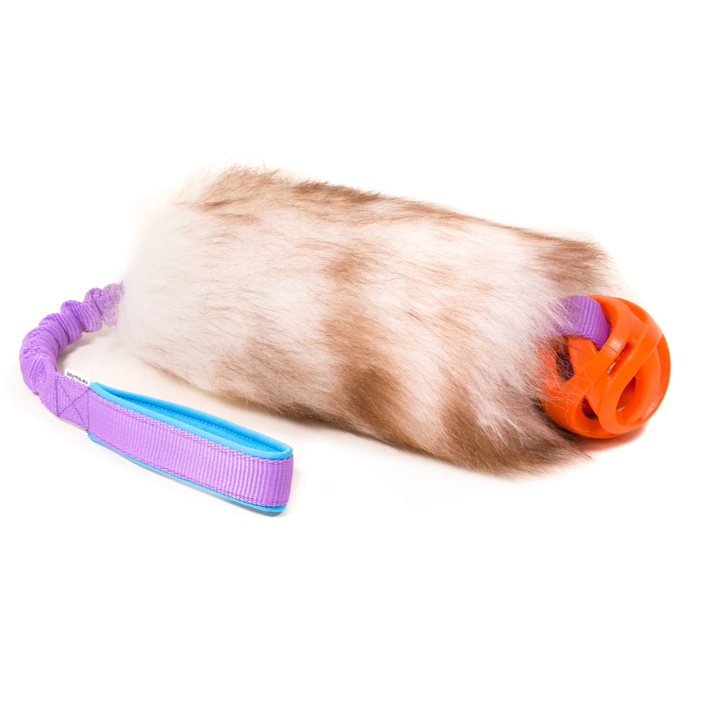 Zayma Craft Kampleksak Sheepskin bungee med Chuckit! Breathe Right Ball Med pip