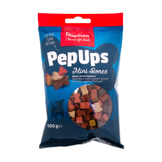 Dogman Hundgodis PepUps Mini Bones