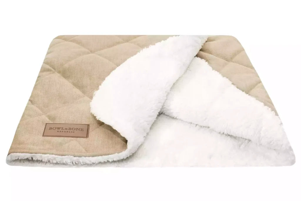 BOWL & BONE DOG SLEEPING BAG DREAMY CREAM