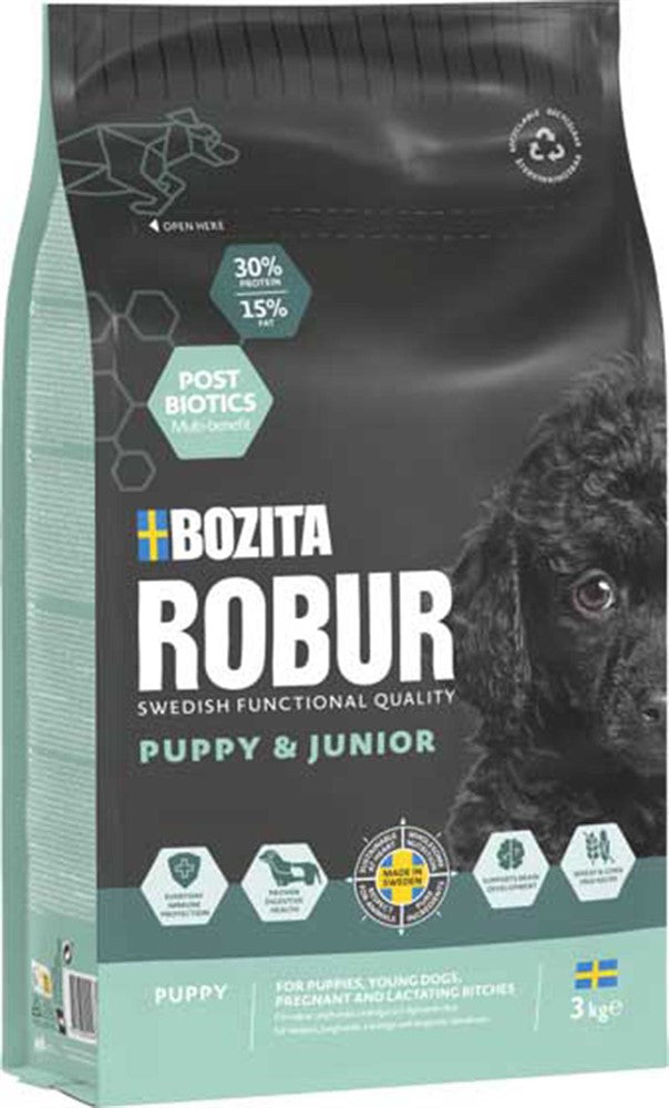 Bozita Robur Puppy & Junior Torrfoder 3kg