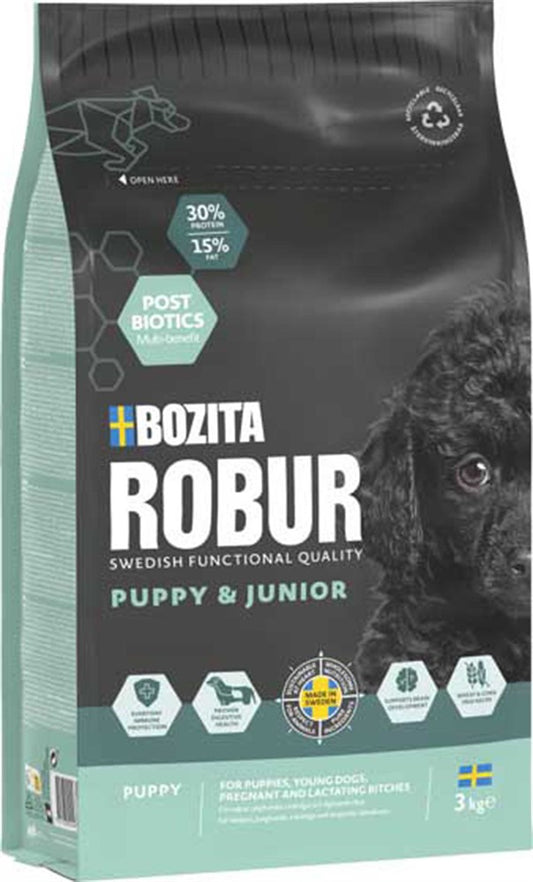 Bozita Robur Puppy & Junior Torrfoder 3kg