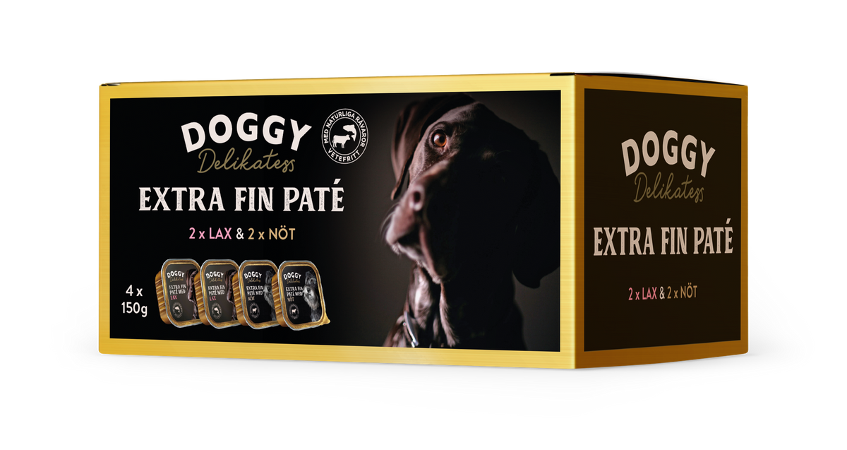 Doggy Delikatess Paté Våtfoder 4x150g