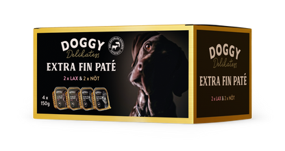 Doggy Delikatess Paté Våtfoder 4x150g