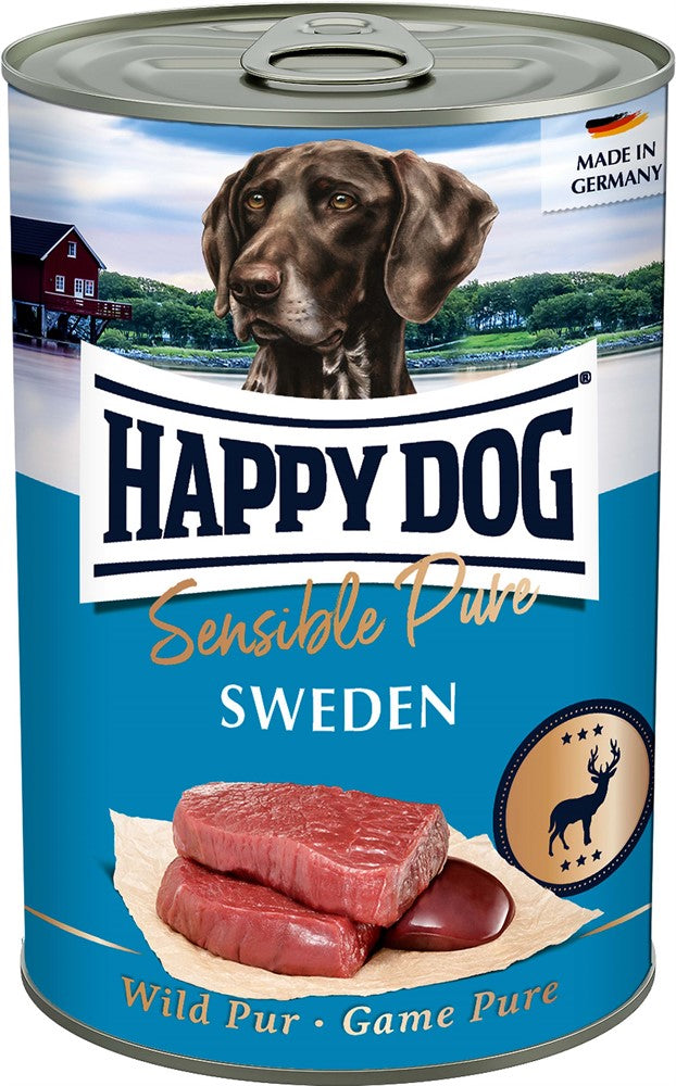 HappyDog Våtfoder Sweden 100% vilt