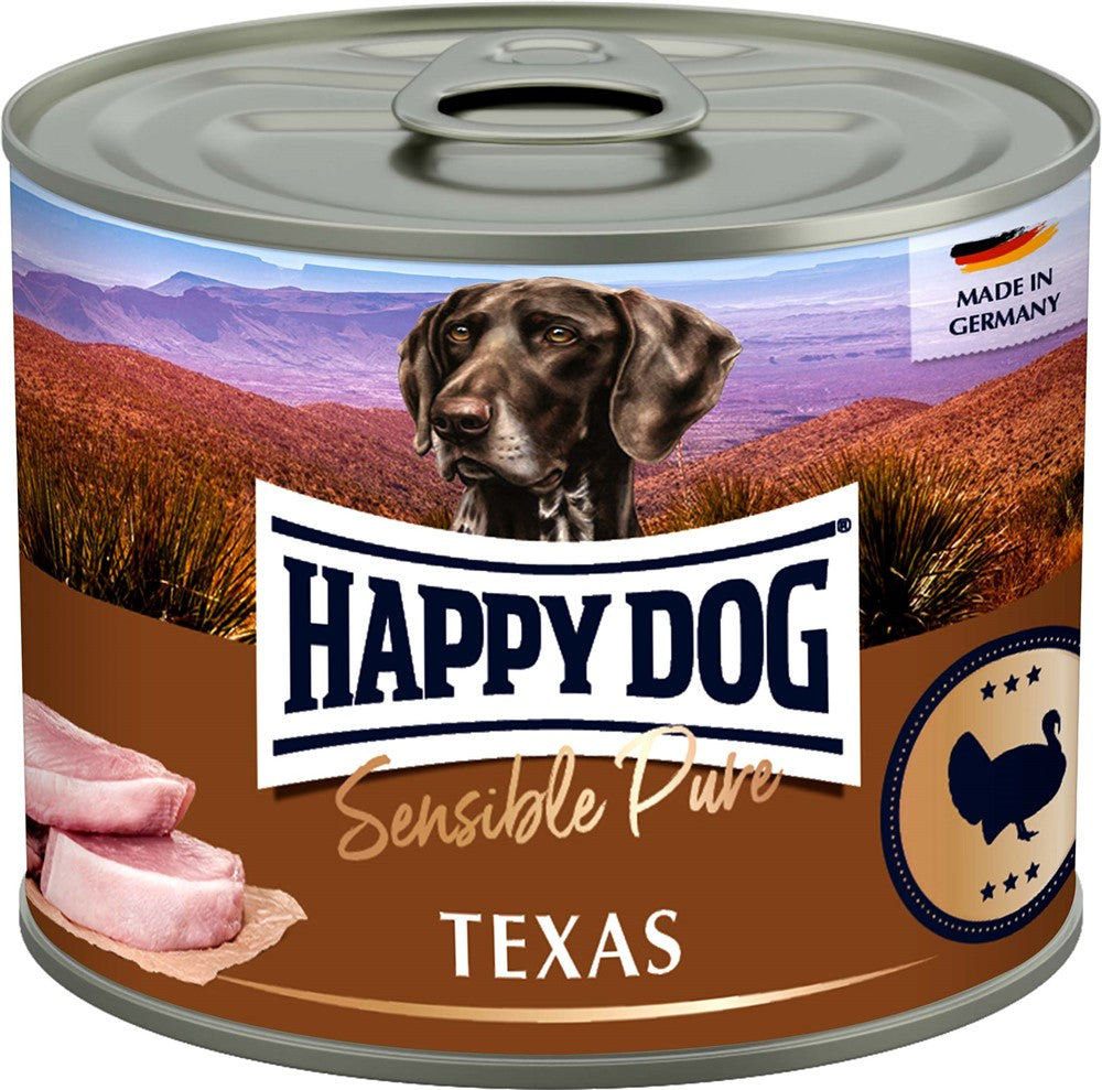 HappyDog våtfoder Texas 100% kalkon
