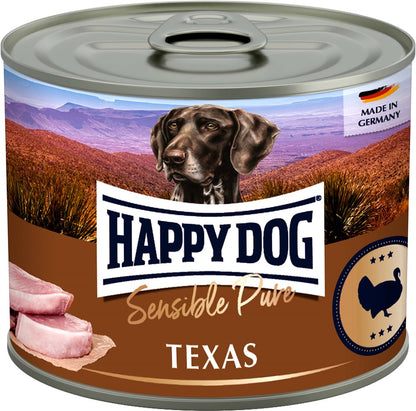 HappyDog våtfoder Texas 100% kalkon