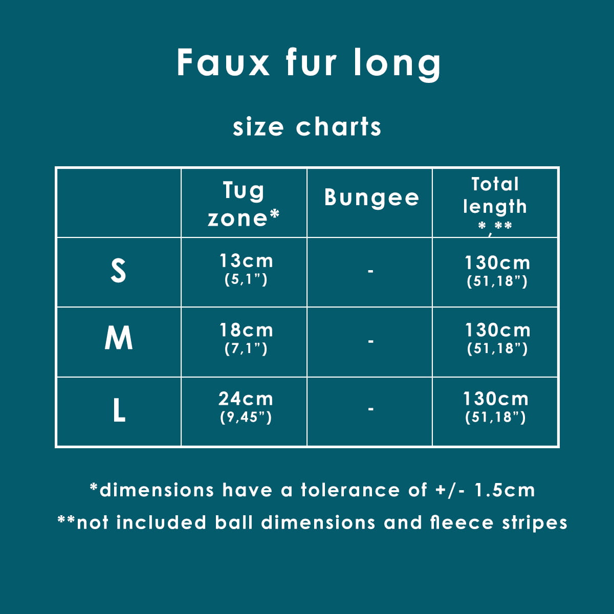 Zayma Craft Kampleksak Faux fur long med fleece Utan pip