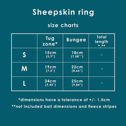 Zayma Craft Kampleksak Sheepskin ring med Pip