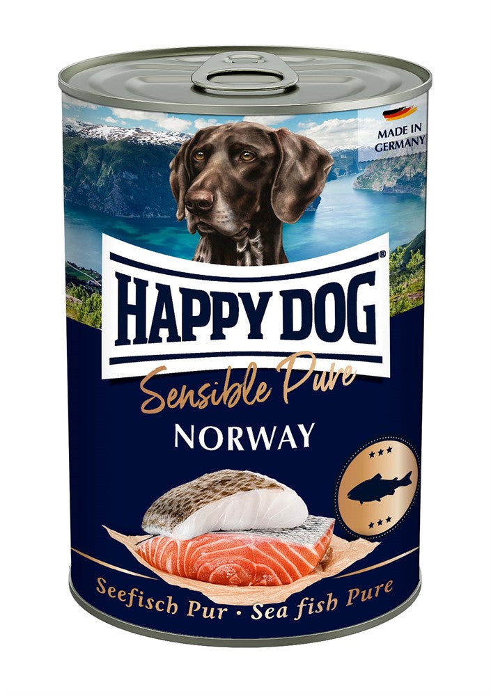 HappyDog Våtfoder Norway 100% havsfisk