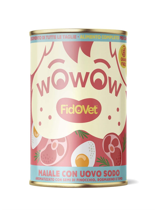 WOWOW våtfoder valp fläsk&ägg 400g