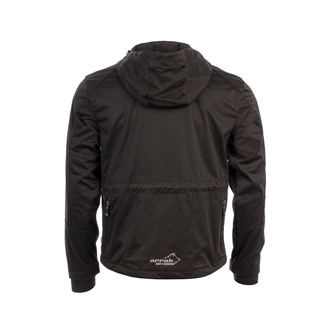 Arrak Outdoor Akka Softshell Jacka Herr Svart