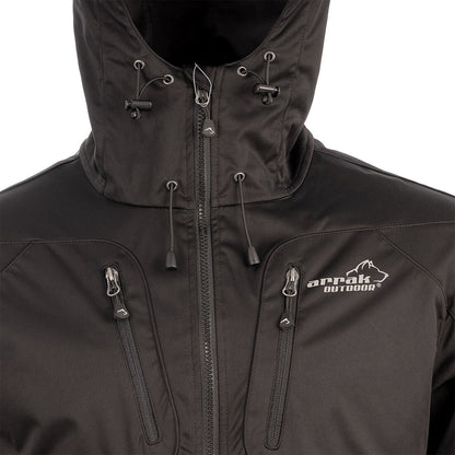 Arrak Outdoor Akka Softshell Jacka Herr Svart