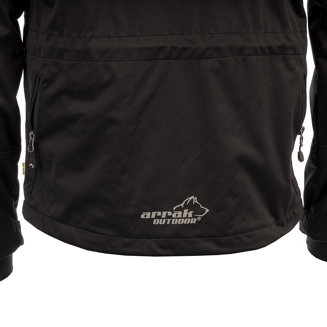 Arrak Outdoor Akka Softshell Jacka Herr Svart
