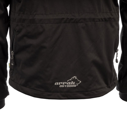 Arrak Outdoor Akka Softshell Jacka Herr Svart