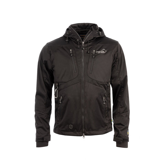 Arrak Outdoor Akka Softshell Jacka Herr Svart