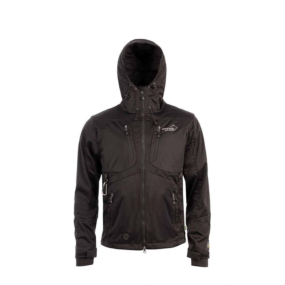 Arrak Outdoor Akka Softshell Jacka Herr Svart